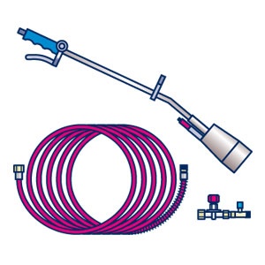 Langstielbrenner-Set Titanium Langstielbrenner-Set Titanium