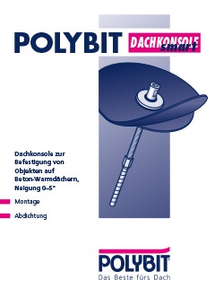 Dachkonsole smart auf Beton-Warmdach Dachkonsole smart auf Beton-Warmdach