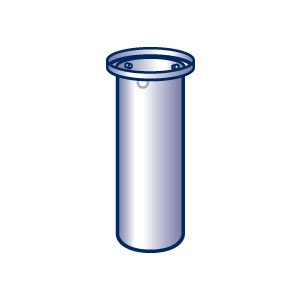 Balkon-Gully, senkrecht, WU-Beton Balkon-Gully, senkrecht, WU-Beton