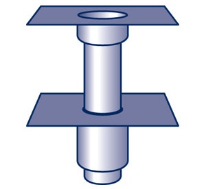 Topf-Gully-System, wärmegedämmt Topf-Gully-System, wärmegedämmt