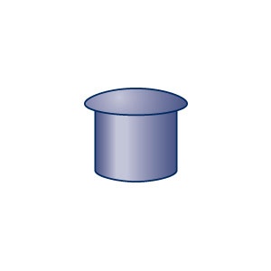 Kunststoff-Haube, schlagregensicher Kunststoff-Haube, schlagregensicher